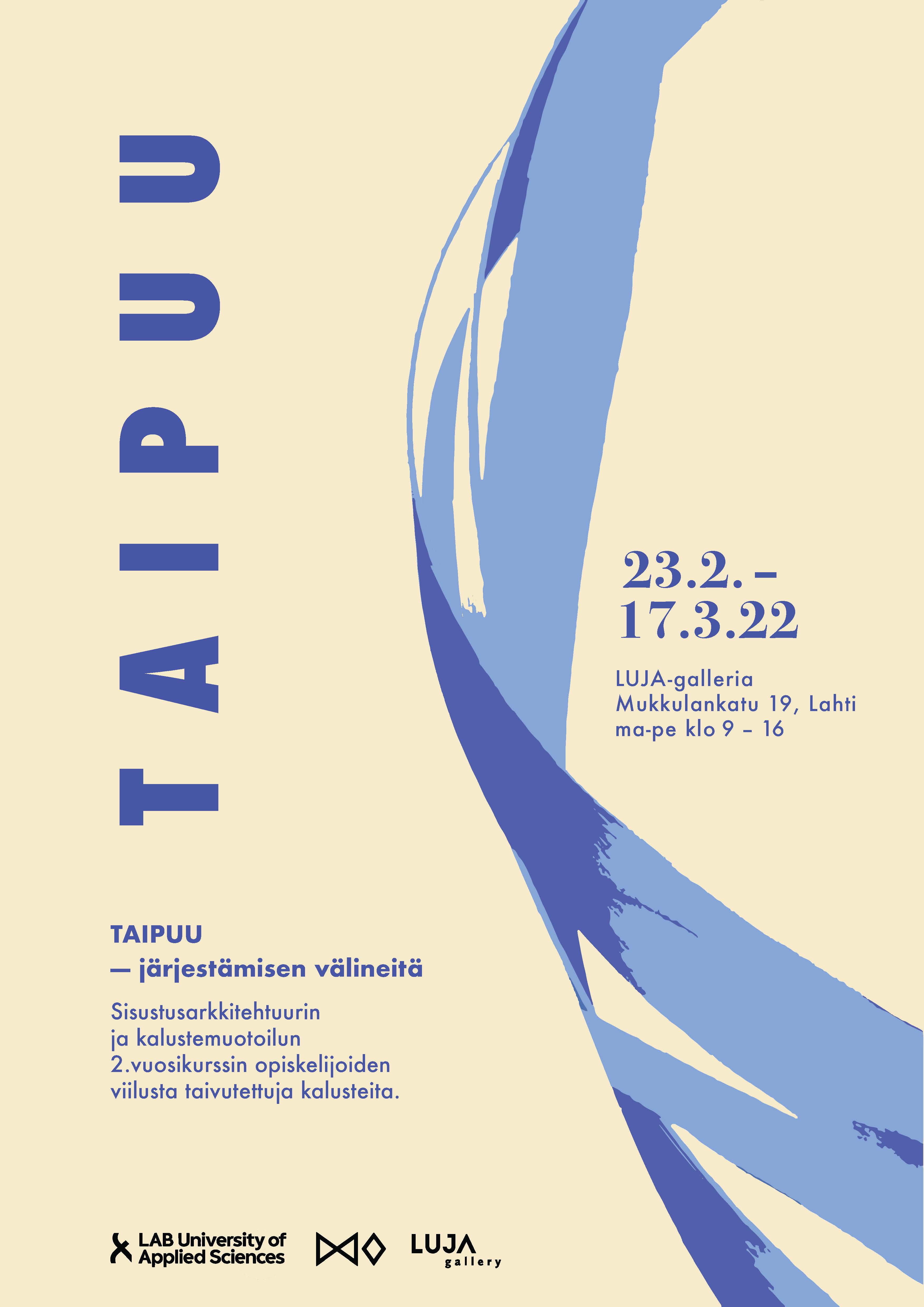 Taipuu-näyttelyn esite