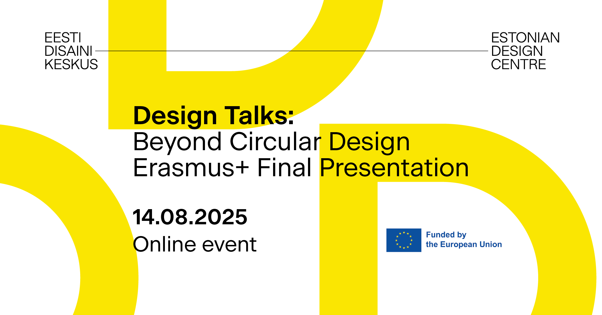 Design Talks online event banner