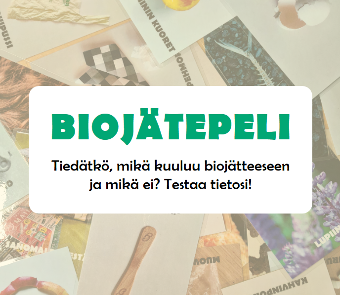 Biojätepelin kansi