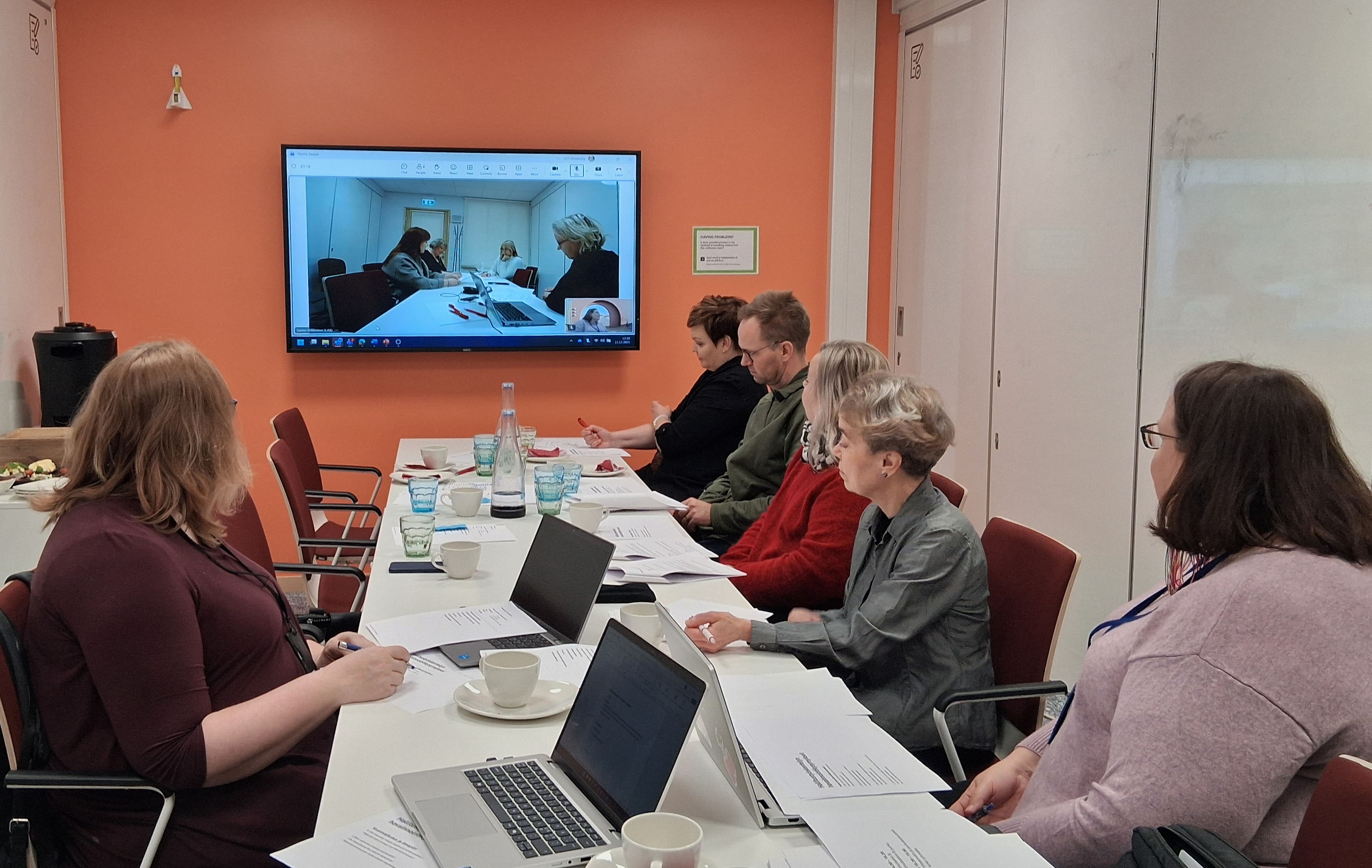 Kuva hallitussimulaatiotilanteesta.