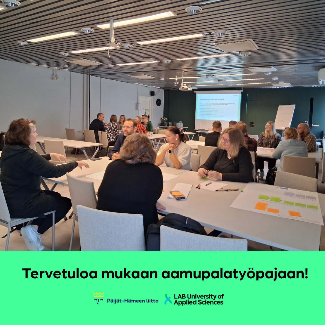 työpajatyöskentelyä Lahdessa