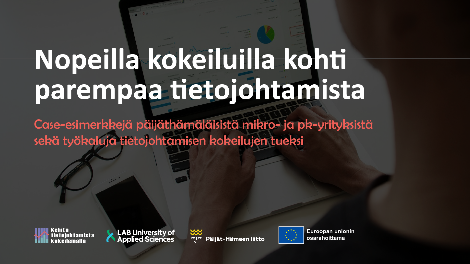 Nopeilla kokeiluilla kohti parempaa tietojohtamista -julkaisun kansi