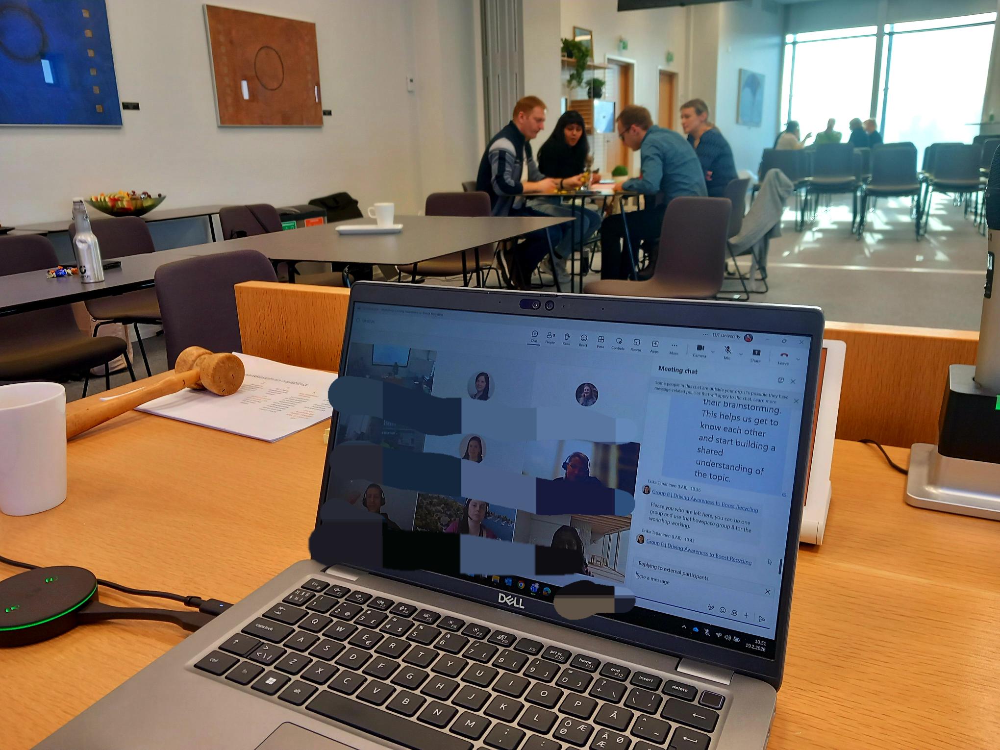 photo from the Hybrid workshop