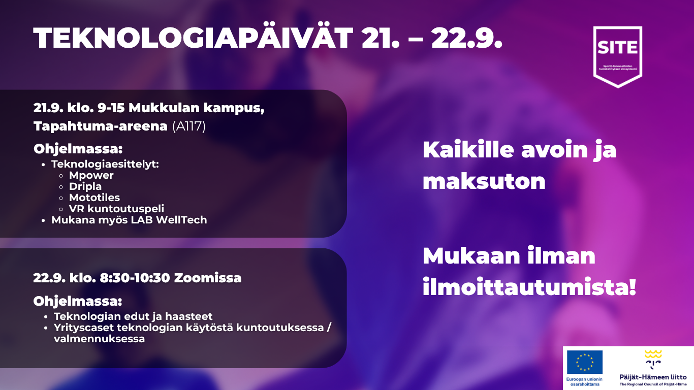 mainos tapahtumasta