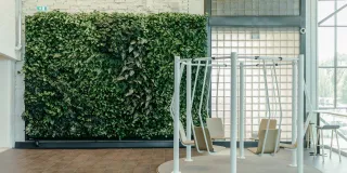 Hangaround swing on Lahti Campus