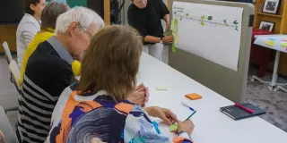 LAB-ammattikorkeakoulun Askel-projektin ensimmäinen työpaja Anttilanmäellä.