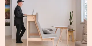 MI Degree Show 2021, sisustusarkkitehtuuri ja kalustemuotoilun opiskelija