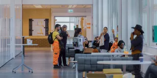 LAB Lahti campus students.