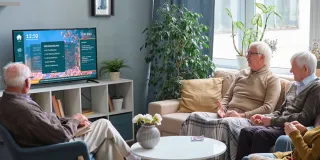 Äly-tv-sovellus sulautuu osaksi palvelutalon asukkaiden aktiivista arkea.