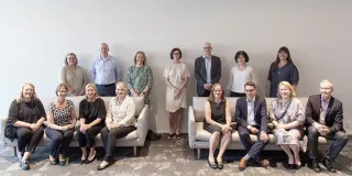 Ryhmäkuva Food Pilot Plantin vierailusta