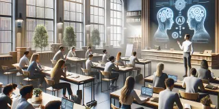 AI generated picture of the classroom