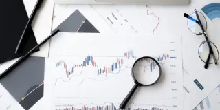 Papereita, infograafeja ja suurennuslasi