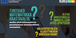 Tuntuuko matematiikka haastavalta?