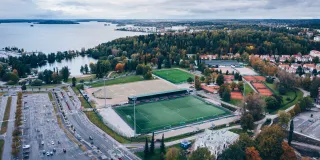 Ilmakuva Lahden Ranta-Kartanon alueelta.