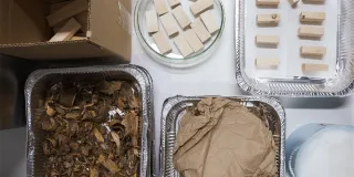 Erilaisia materiaaleja alumiinirasioissa