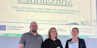 Etelä-Karjalan vuoden tulevaisuusteko -kunniamaininnan saaneet