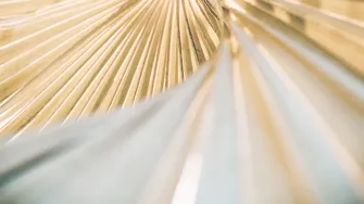 A beige abstract object