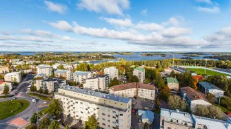 Lappeenranta ilmakuva keskusta
