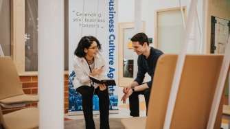 Erika Bottacci and Teemu Iivari focused on how to improve international students' participation in school projects