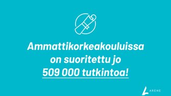 Ammattikorkeakouluissa on suoritettu yli puoli miljoonaa tutkintoa