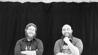 Teemu Tammisalo ja Toni Tilsala työskentelevät pelialan startup-yrityksessä Lahdessa.