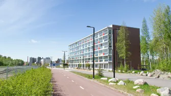 Lahti student housing campus area