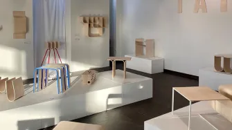 Taipuu-näyttelystä kuva.