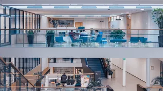 Opiskelijoita LABin Lappeenrannan kampuksella.