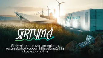 Siirtymä uusiutuvan energian ja resurssitehokkuuden hiilineutraaleihin ekosysteemeihin
