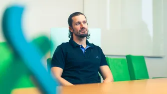 LAB-ammattikorkeakoulun opettaja Jaani Väisänen