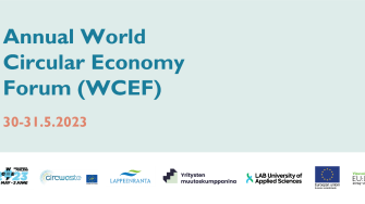 Annual World Circular Economy Forum (WCEF) 30.-31.05.2023