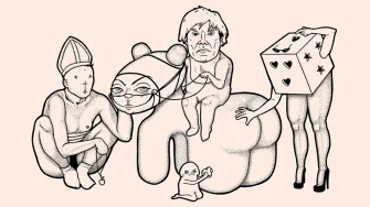 Kuvassa on LAB Muotoiluinstituutin persoonallisuustestin kuvitusta.