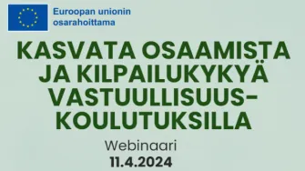 Tervetuloa webinaariin