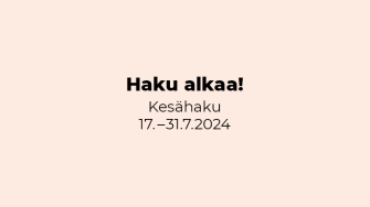 Kesähaun uutisen kuvituskuvassa tekstiä beessillä pohjalla