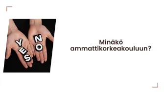 Minäkö ammattikorkeakouluun kuva