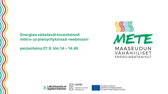 Energiaa säästävät investoinnit -webinaari