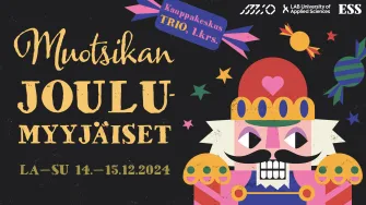 Muotoiluinstituutin joulumyyjäisten 2024 mainoskuva.