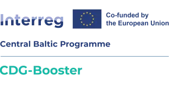 The logo of Interreg Central Baltic project, CDG-Booster.