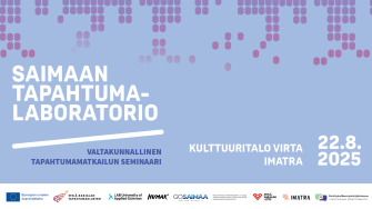 Saimaan Tapahtumalaboratorio -tapahtuman esite.