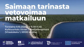 Saimaan tarinasta vetovoimaa matkailuun