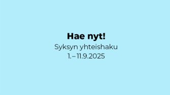 Syksyn 2025 yhteishaun kuvituskuva