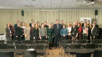 Tulevaisuuden osaajat -ohjelman osapuolet kuvattuna 18.11.2025.