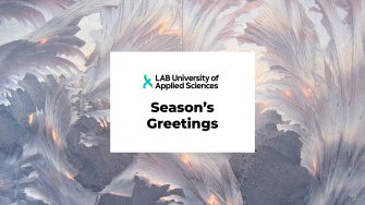 LABin sähköinen joulutervehdys.