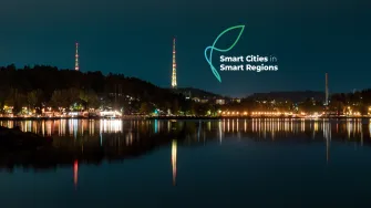 Evening view of Lahti harbour