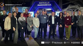 Kiertotalousvauhdittamon kickoff tilaisuus Heurekassa