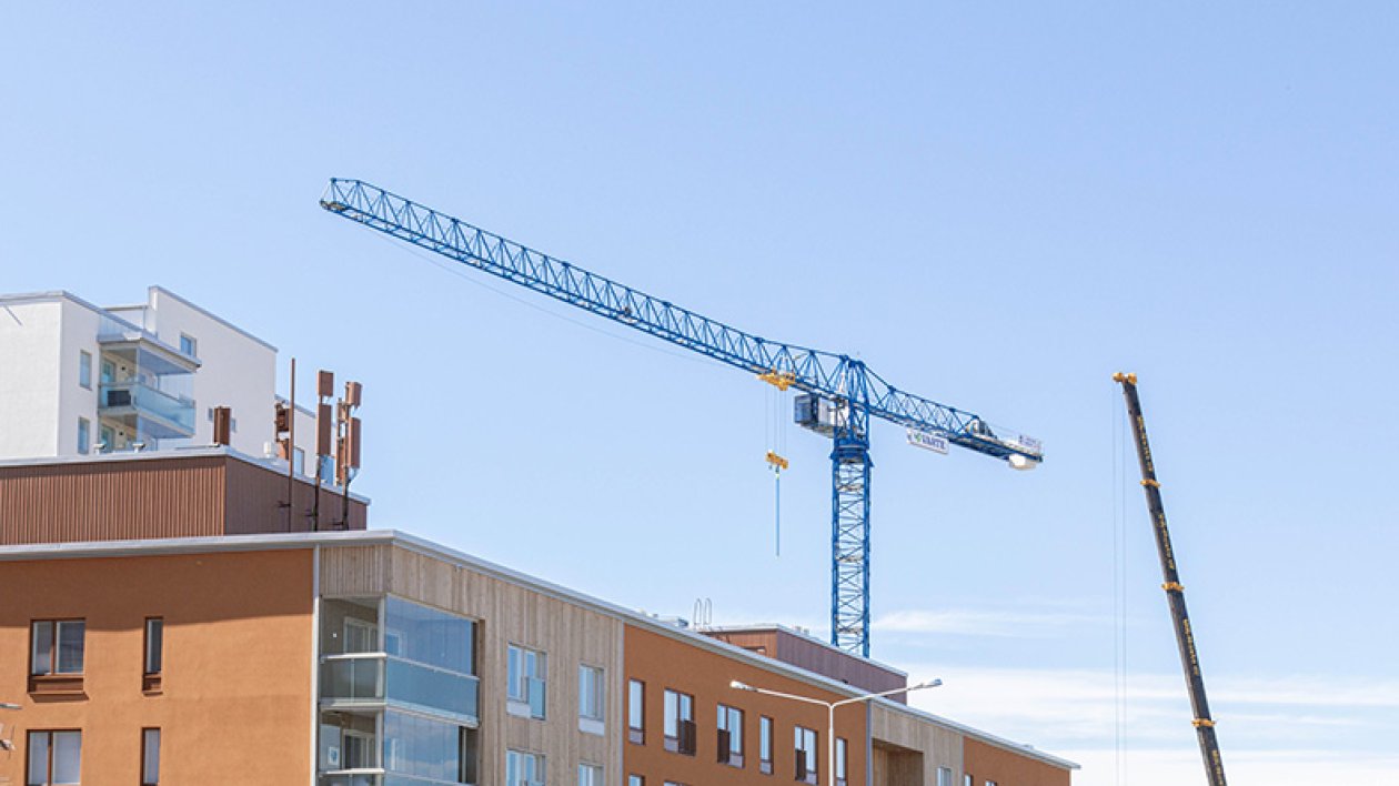 Lahti city view buildings