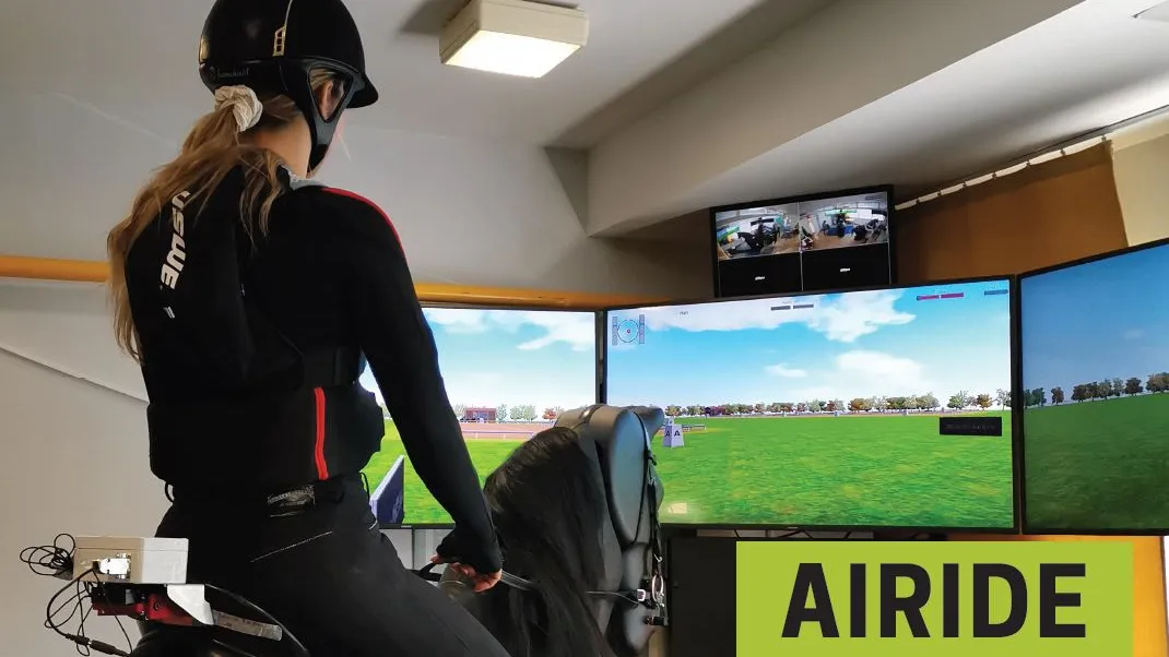 Ratsastaja simulaattorimittauksissa