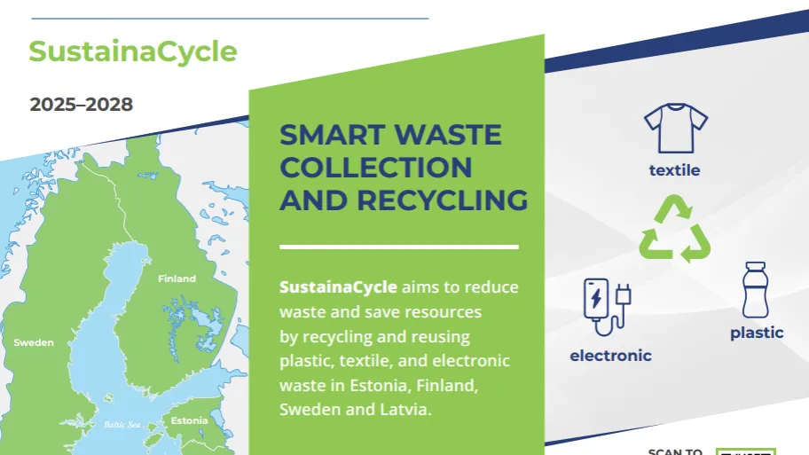 SustainaCycle poster picture and text