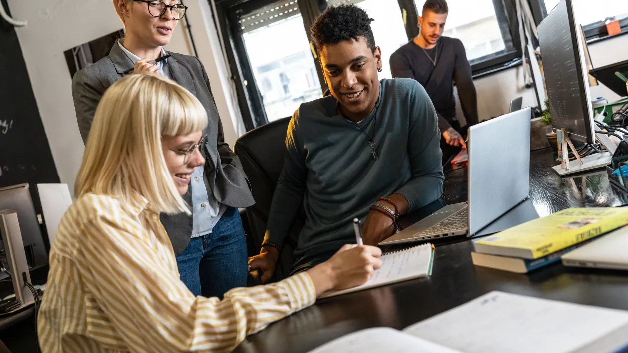 group-of-casual-team-workers-and-programmers-worki