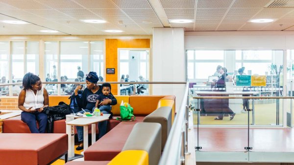 International students on Lahti Campus